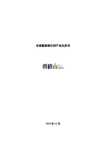 全球氢能催化剂产业白皮书.pdf