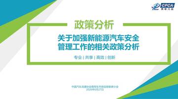 2026关于加强新能源汽车安全管理工作的相关政策分析报告.pdf