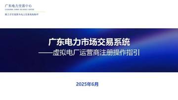 广东电力市场交易系统-虚拟电厂运营商注册操作指引.pdf