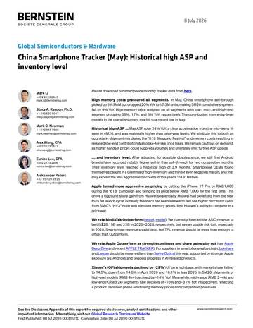 中国智能手机追踪器（5月）：历史新高ASP和库存水平（英）.pdf