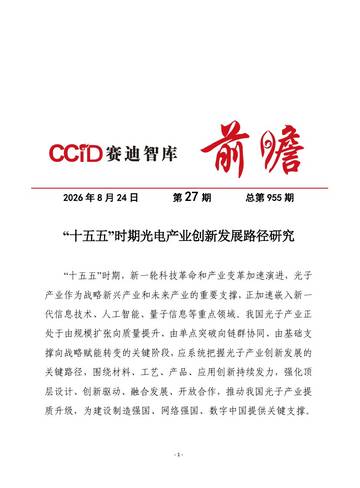 “十五五”时期光电产业创新发展路径研究.pdf