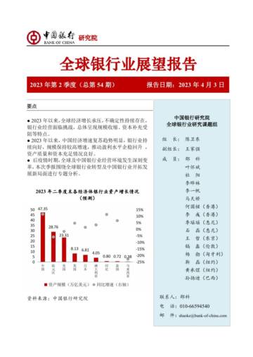 2023年第2季度全球银行业展望报告.pdf