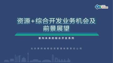 资源+综合开发业务机会及前景展望-荣邦瑞明.pdf