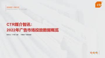 CTR：2022年广告市场投放数据概览.pdf