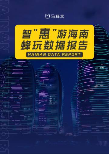 智“惠”游海南 蜂玩数据报告.pdf