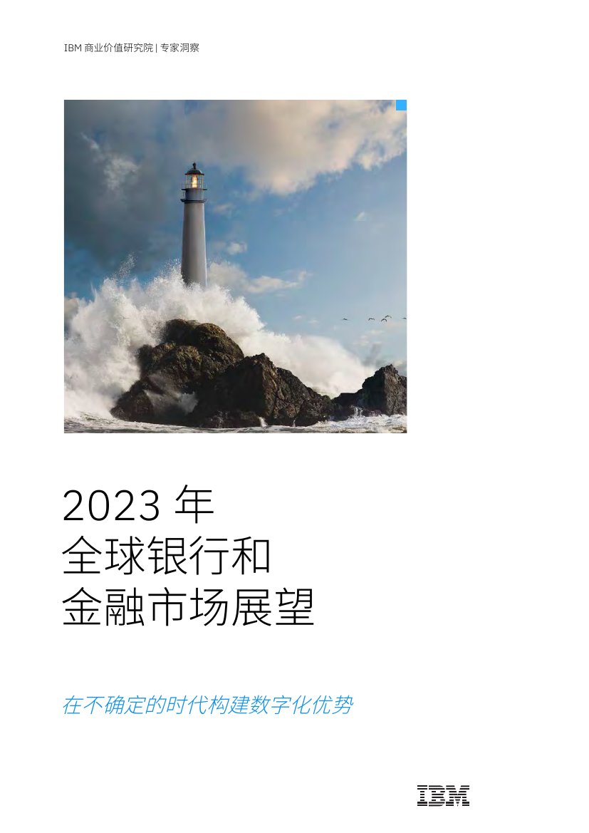IBM：2023 年全球银行和金融市场展望：在不确定的时代构建数字化优势.pdf