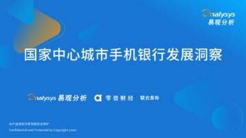 易观分析：国家中心城市手机银行发展洞察.pdf