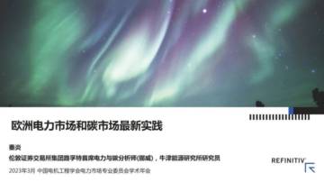 路孚特：欧洲电力市场和碳市场最新实践.pdf