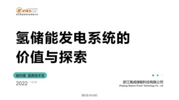 高成绿能：氢储能发电系统的价值与探索.pdf
