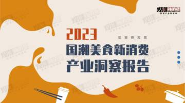 观潮研究院：2023国潮美食新消费产业洞察报告.pdf