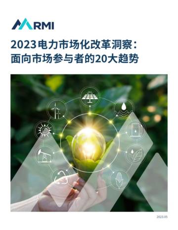 RMI：2023电力市场化改革洞察： 面向市场参与者的20大趋势.pdf