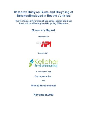 EV Battery Reuse Recyc API Summary Report 24Nov2020.pdf