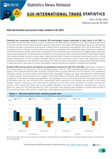 OECD：2023年第一季度G20国际贸易统计（英文）.pdf
