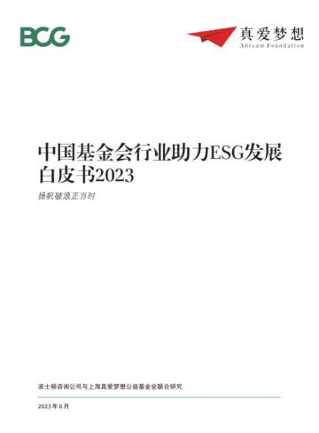 BCG：中国基金会行业助力ESG发展白皮书2023.pdf