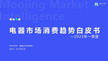 魔镜市场情报：2023年Q1电器消费新潜力白皮书.pdf