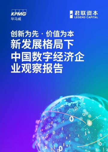 毕马威：新发展格局下中国数字经济企业观察报告.pdf