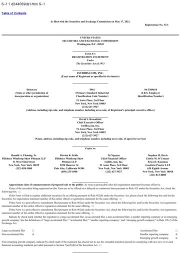 美国在线奢侈品电商1stDibs招股书.pdf