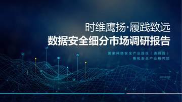 嘶吼安全产业研究院：2023数据安全细分市场调研报告.pdf
