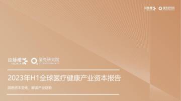 动脉橙：2023年H1全球医疗健康产业资本报告.pdf