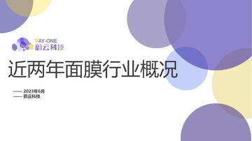 蔚云科技：面膜行业（天猫淘宝）趋势报告.pdf