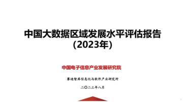 2023中国大数据区域发展水平评估报告.pdf