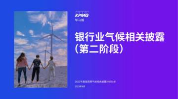 毕马威：银行业气候相关披露（第二阶段）.pdf