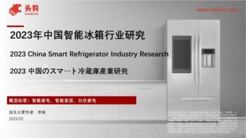 头豹：2023年中国智能冰箱行业研究.pdf