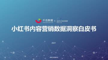 千瓜数据x解数咨询：小红书内容营销数据洞察白皮书.pdf