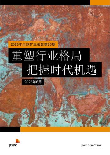 普华永道：2023年全球矿业报告-重塑行业格局把握时代机遇.pdf