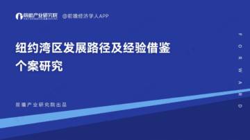 前瞻产业研究院：纽约湾区发展路径及经验借鉴个案研究.pdf