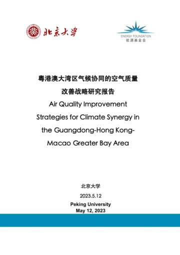 能源基金会：粤港澳大湾区气候协同的空气质量改善战略研究报告.pdf