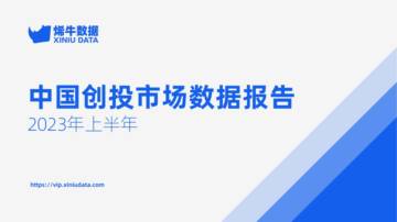 烯牛数据：2023年上半年中国创投市场数据报告.pdf