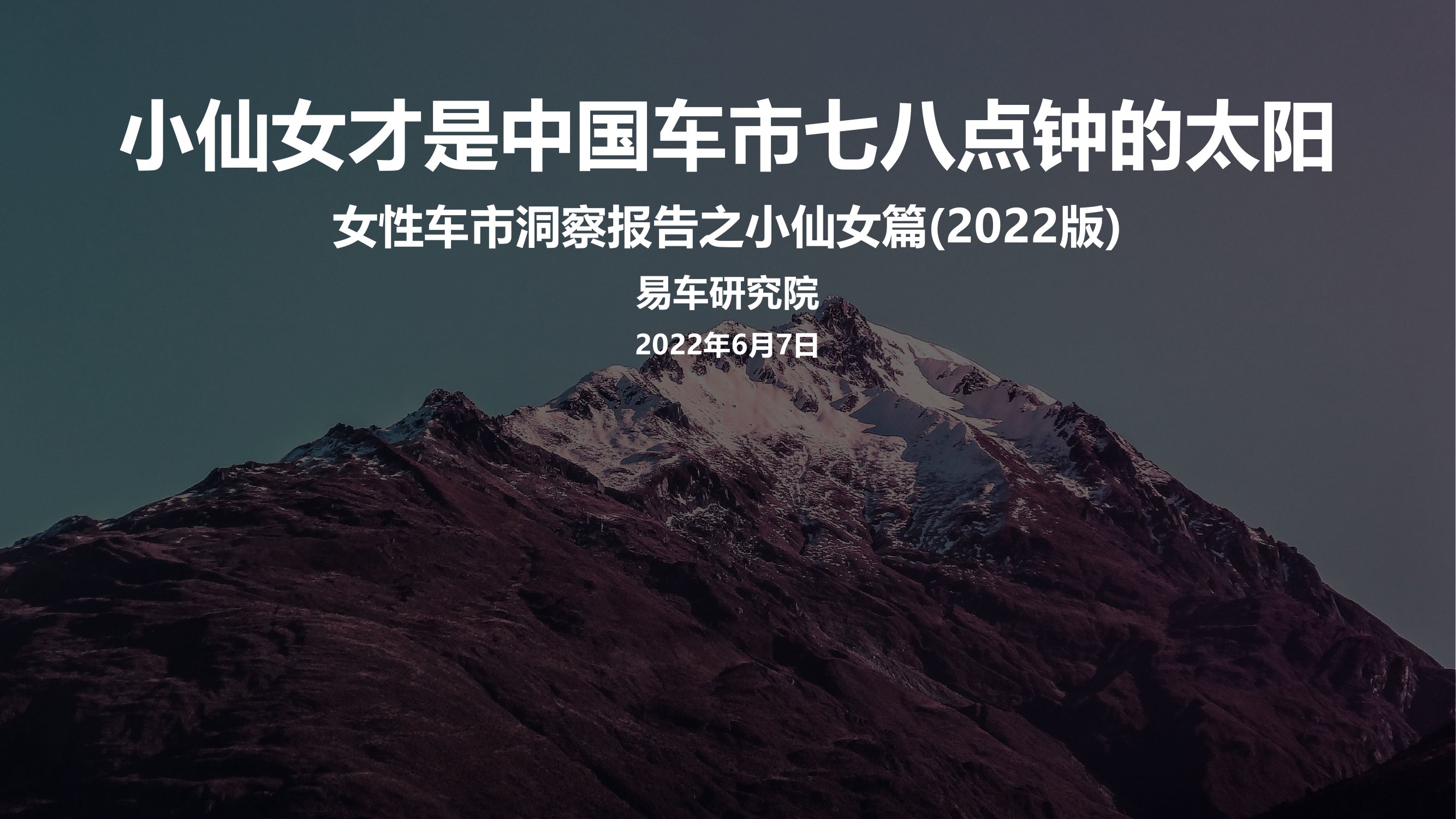 2022女性车市洞察报告之小仙女篇.pdf
