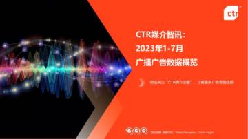 CTR媒介智讯：2023年1-8月广播广告数据概览.pdf