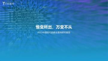 2023中国低代码商业落地研究报告.pdf