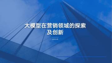 大模型在营销领域的探索及创新.pdf