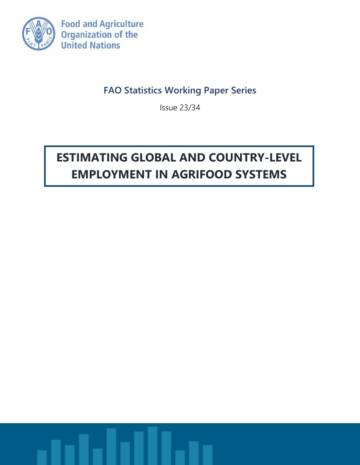 全球和国家层面农业粮食体系就业测算研究报告.pdf
