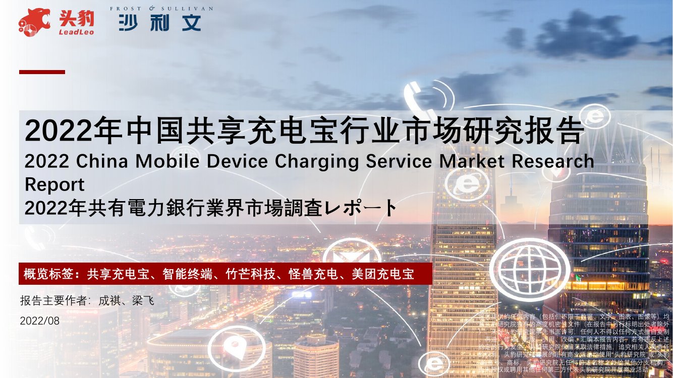 2022年中国共享充电宝行业市场研究报告.pdf