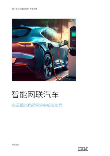 IBM：智能网联汽车：在迅猛的数据洪流中抢占先机.pdf
