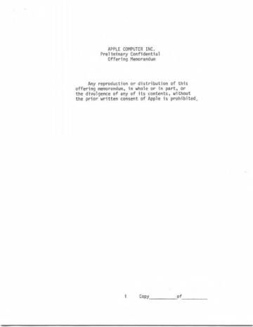 苹果第一份商业计划书英文全文.pdf