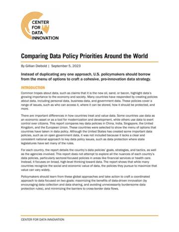 全球主要国家数据政策比较.pdf