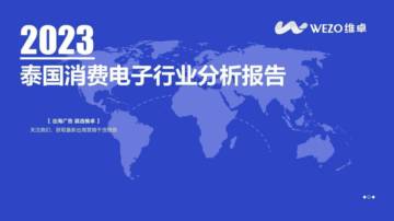 维卓：2023泰国消费电子行业分析报告.pdf