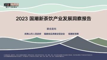 2023国潮新茶饮产业发展洞察报告.pdf