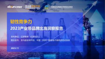 亿邦智库：2023产业带品牌出海洞察报告.pdf