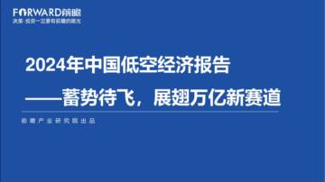 2024年中国低空经济报告——蓄势待飞，展翅万亿新赛道.pdf