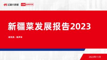 红餐：新疆菜发展报告2023.pdf