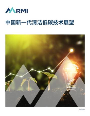 RMI：2023中国新一代清洁低碳技术展望报告.pdf