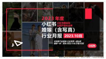 小红书：小红书2023年10月婚嫁行业（含写真）.pdf