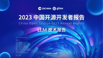 OSCHINA&gitee：2023中国开源开发者报告-LLM技术报告.pdf