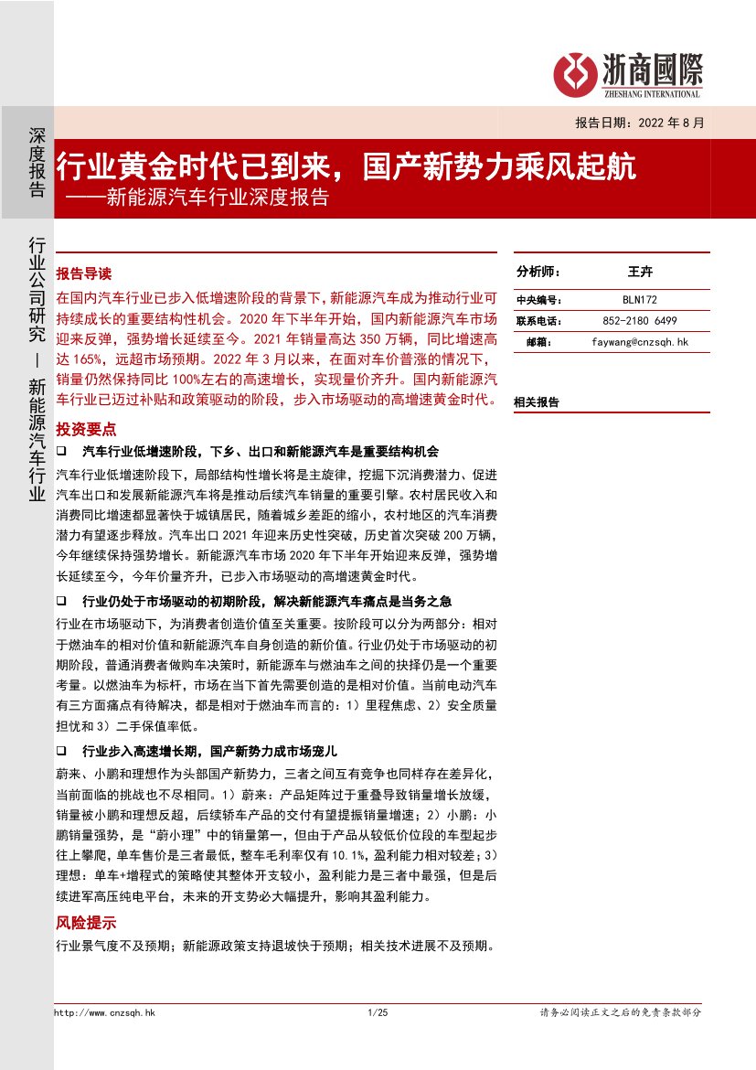 新能源汽车行业发展报告.pdf